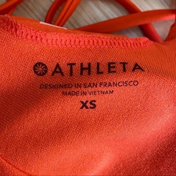 Athleta- Strappy Back Floral Swim/Bikini Top- XS - Picture 5 of 7